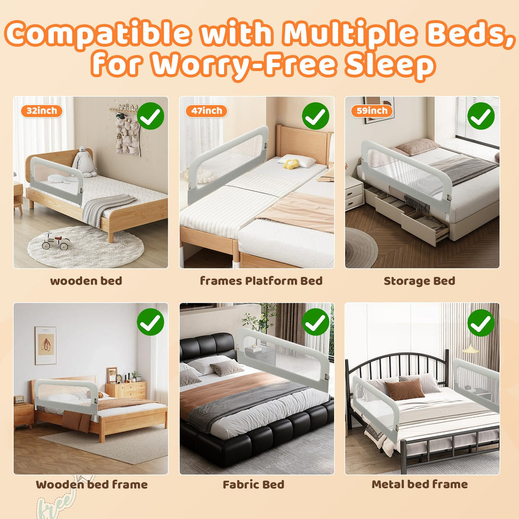 Foldable Safety Bed Rail M482610