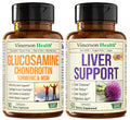 Glucosamine Chondroitin MSM with Turmeric Boswellia & Liver Supplement with Milk Thistle Extract J78234