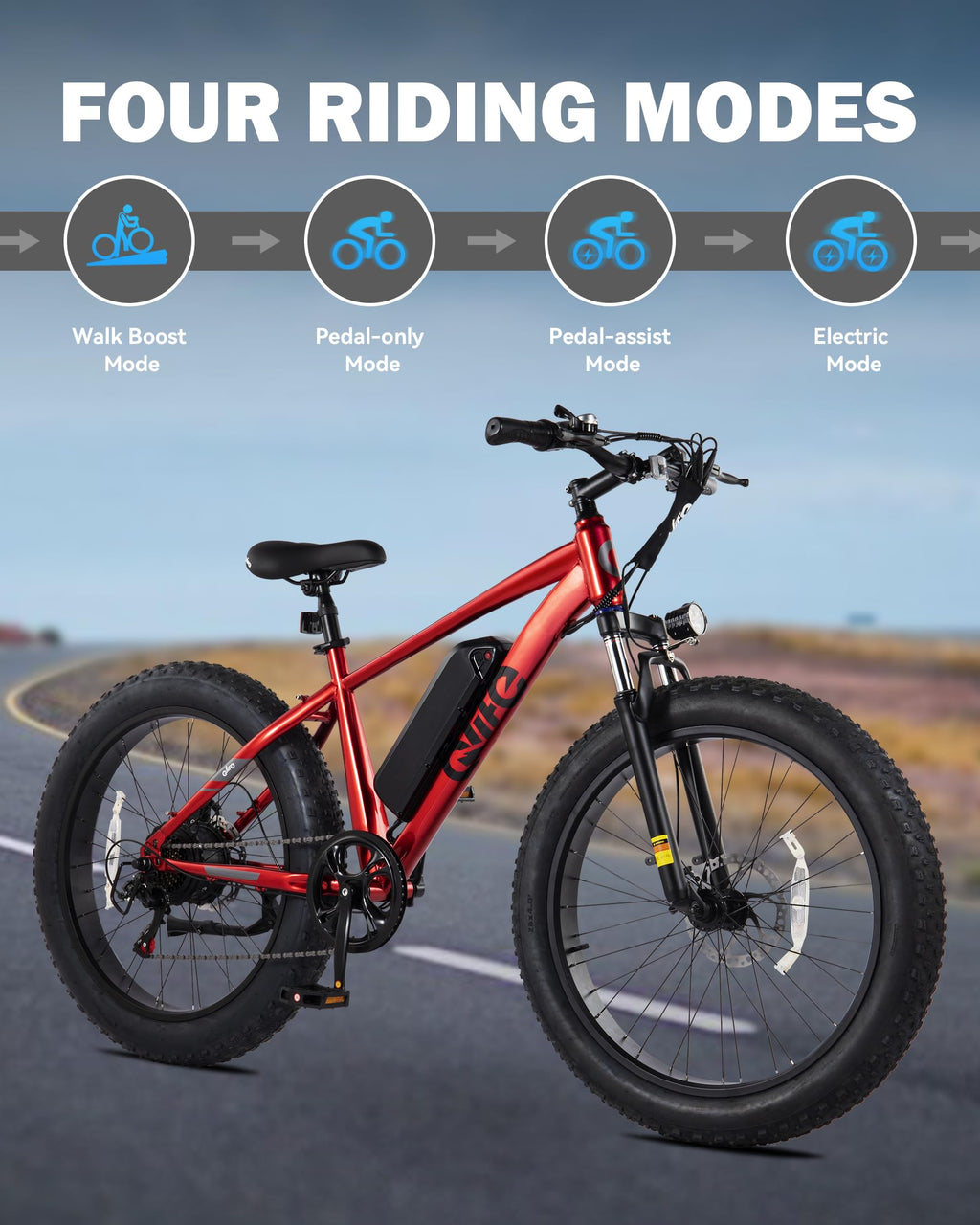 Electric Bike for Adults 1800W 48V 20AH Q35225