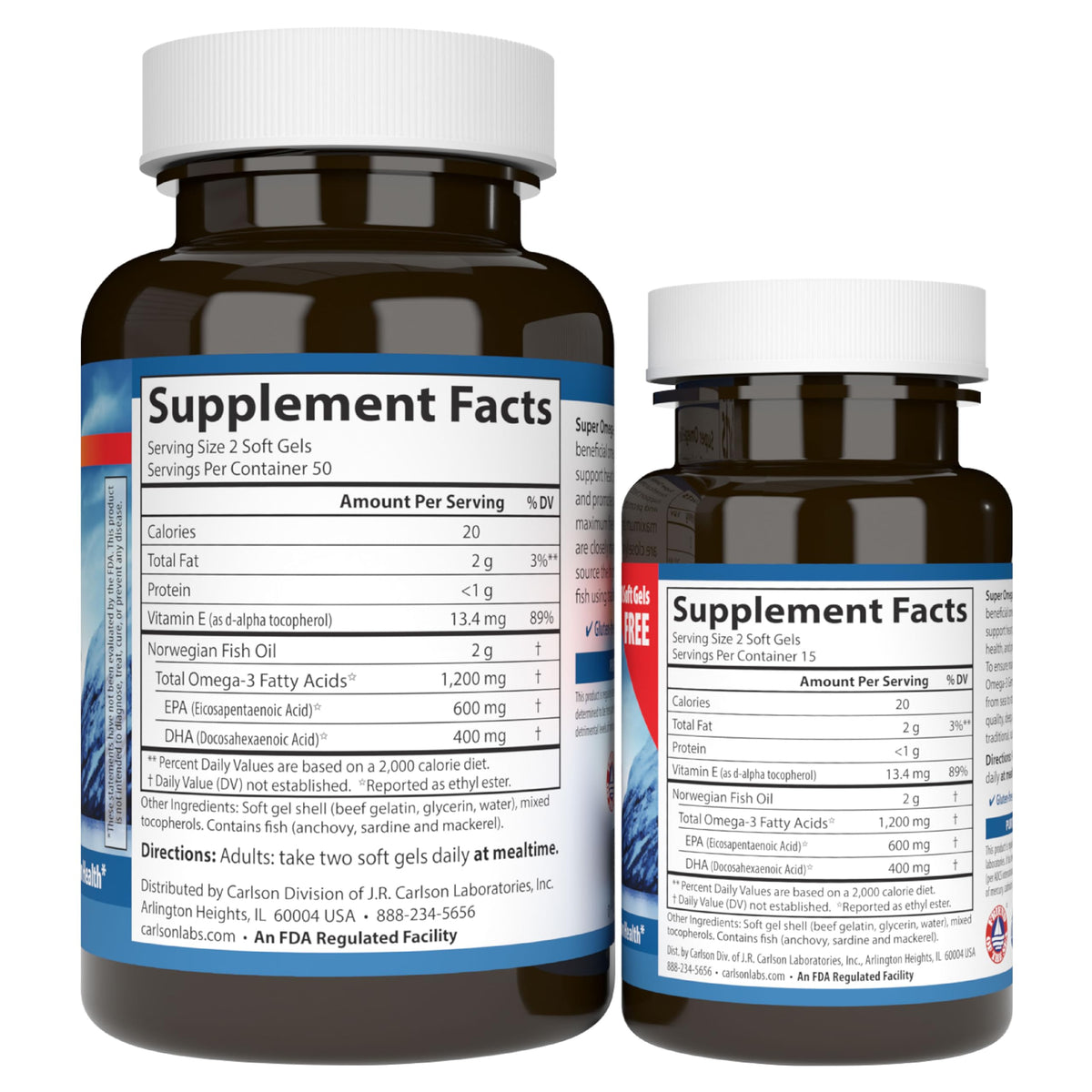 Omega-3 1200 mg Softgels Q118