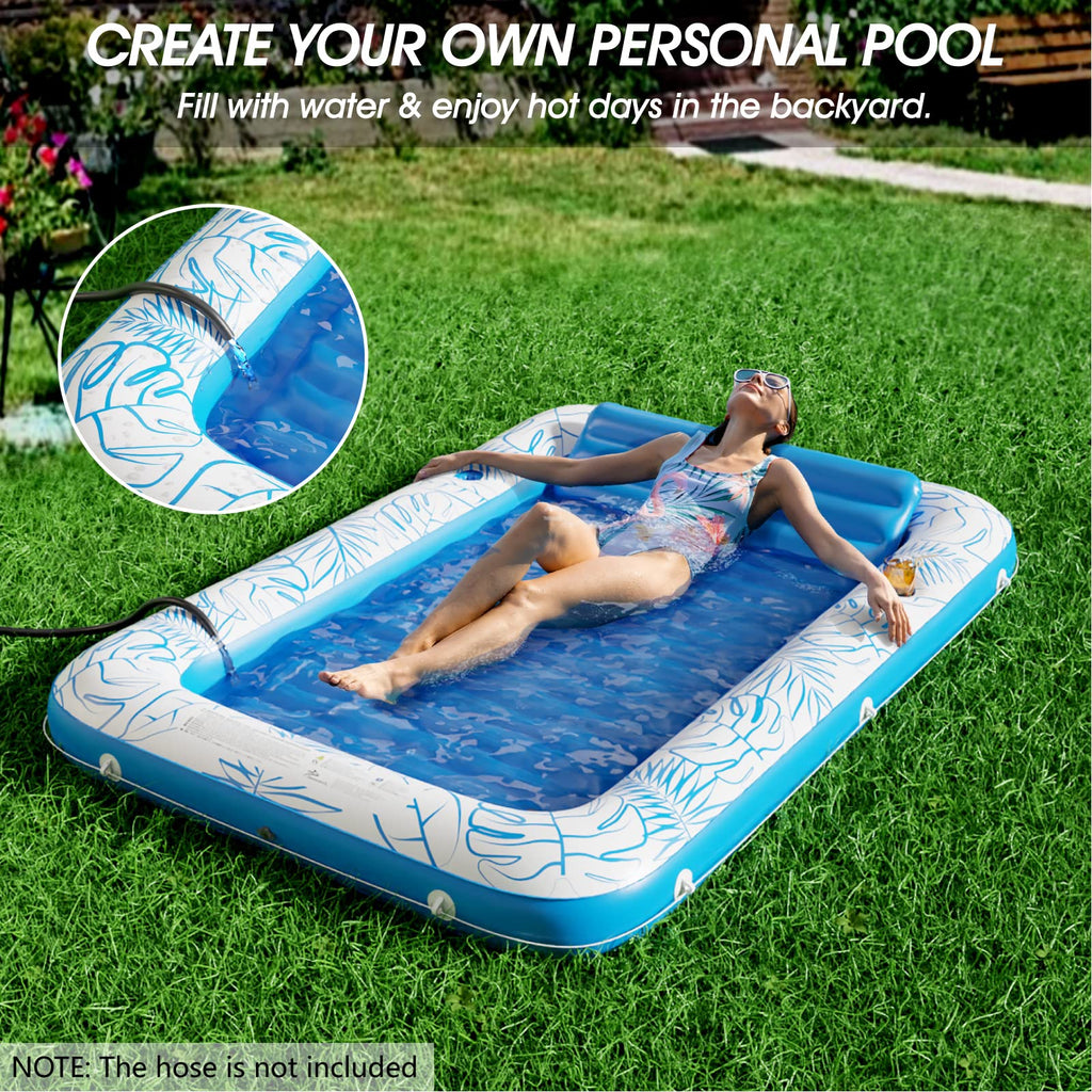 Inflatable Tanning Pool Lounger Float Z50969
