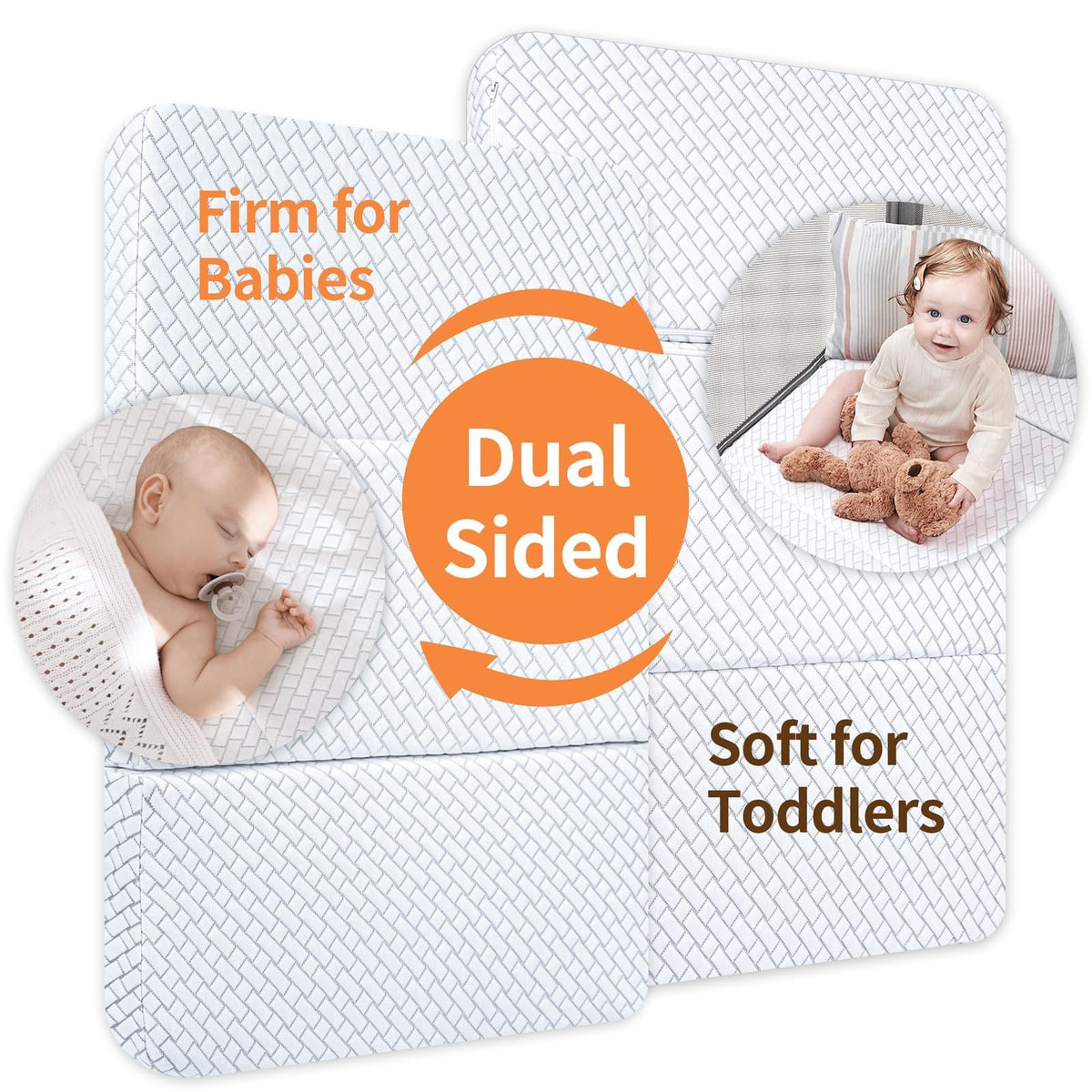 Pack N Play Mattress Trifold Memory Foam F735