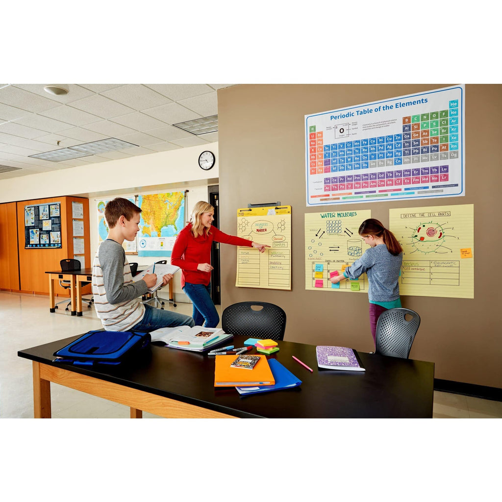 Yellow Lined Self Stick Flip Chart Paper K75667