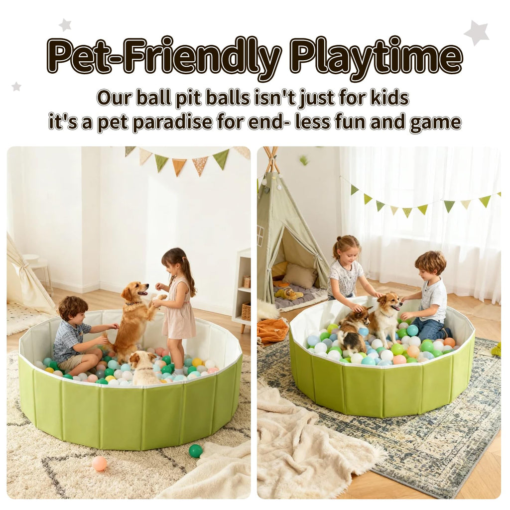 40 Inch Foldable Ball Pit with Storage Bag G9906
