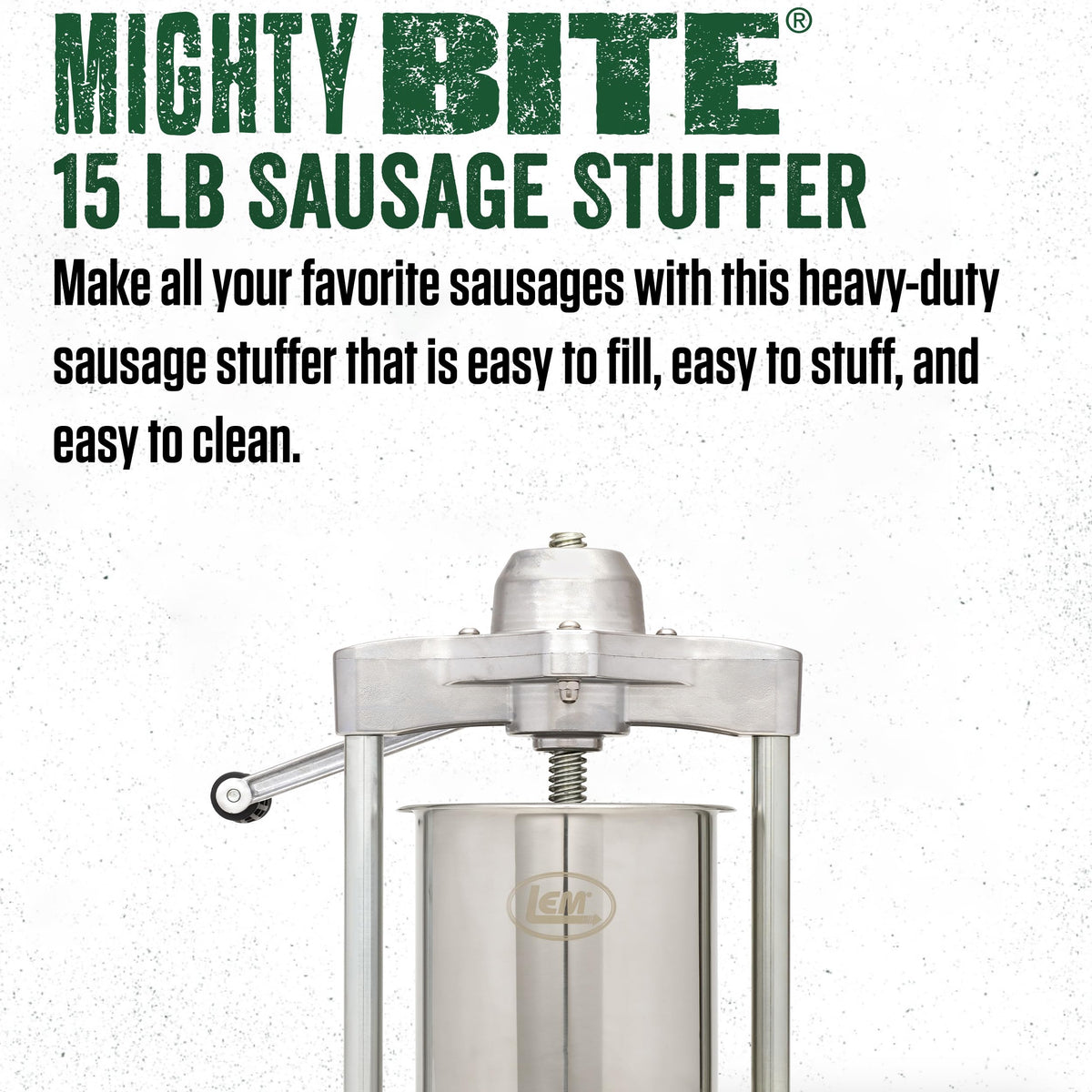 #32 Meat Grinder & 15 LB Sausage Stuffer L640