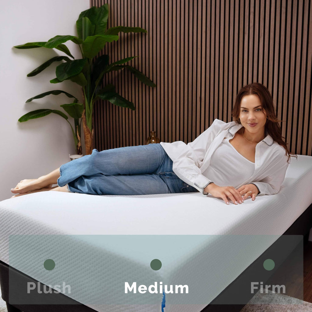 Green Tea 8 Inch Cooling Graphite Memory Foam Twin Mattress C363456
