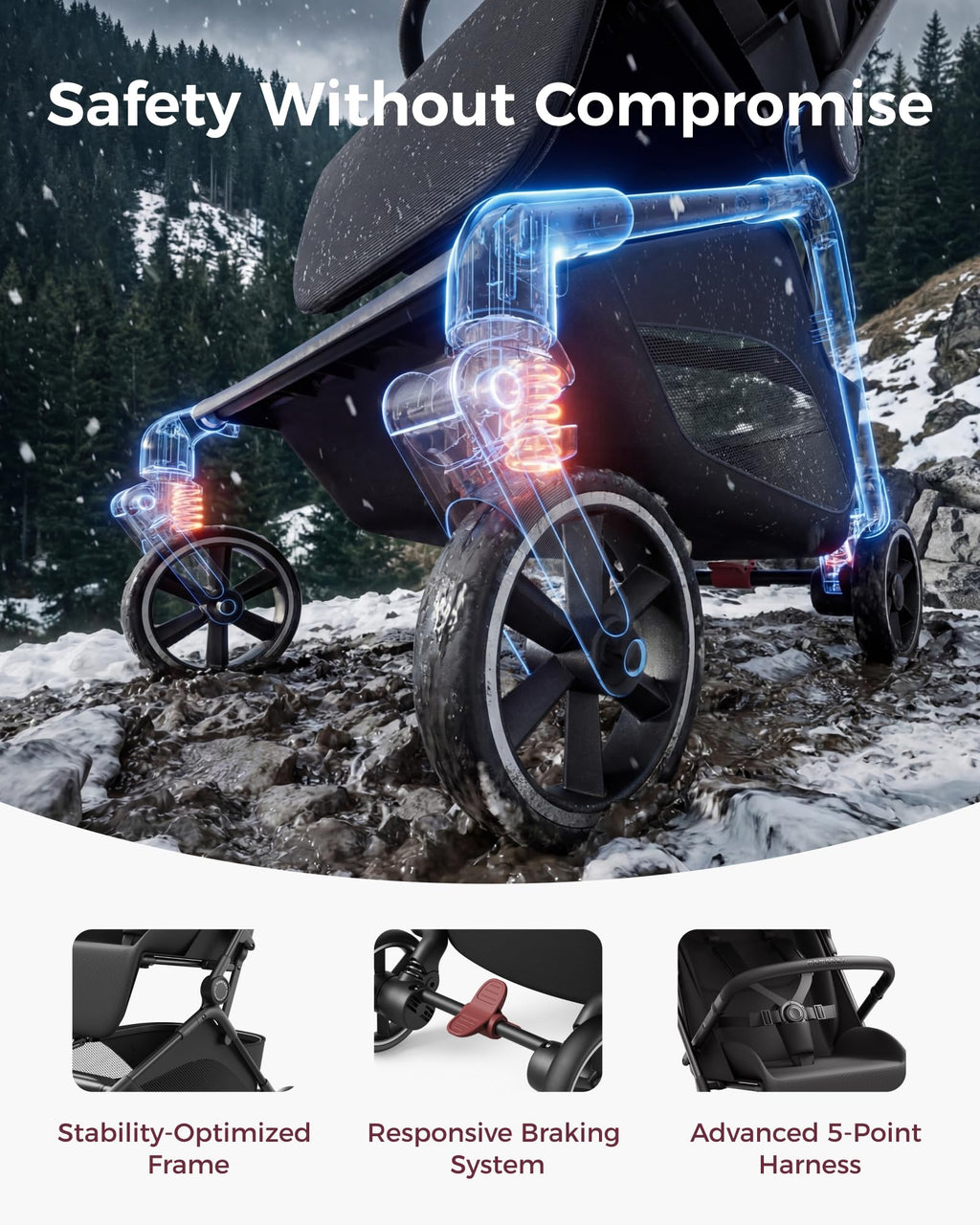 Travel Stroller with One-Hand Fold L7230