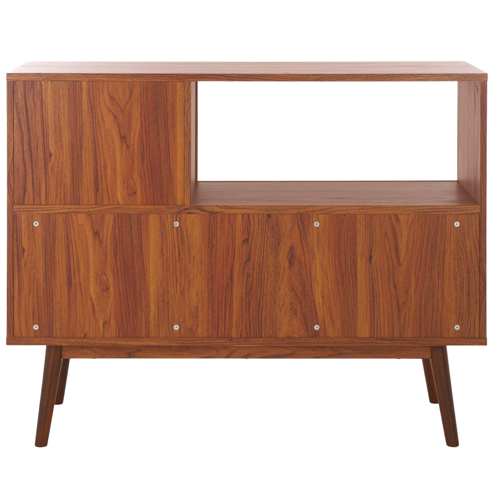 Walnut Brown TV Stand with Sliding Door T339900