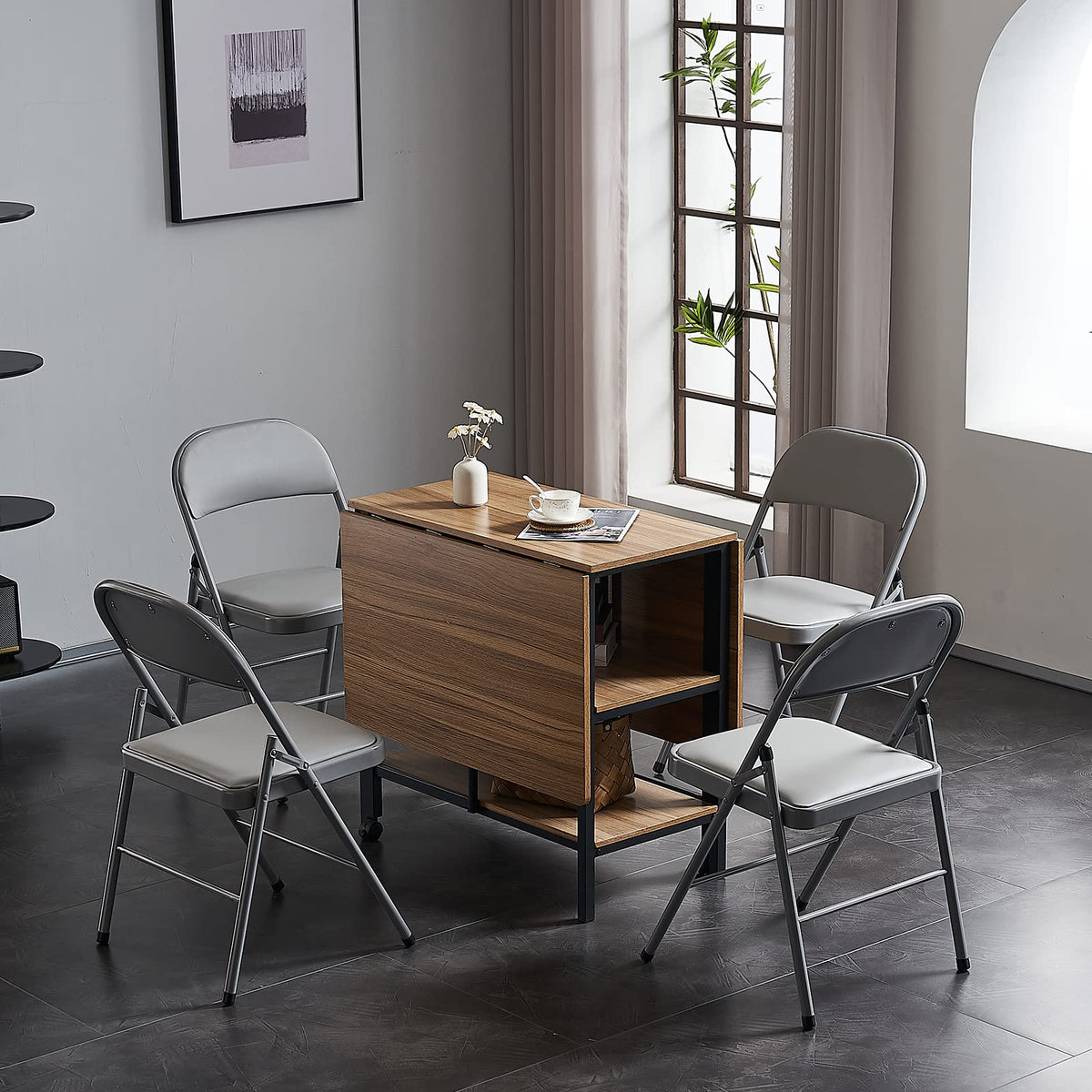Foldable Iron PVC Chairs V887995