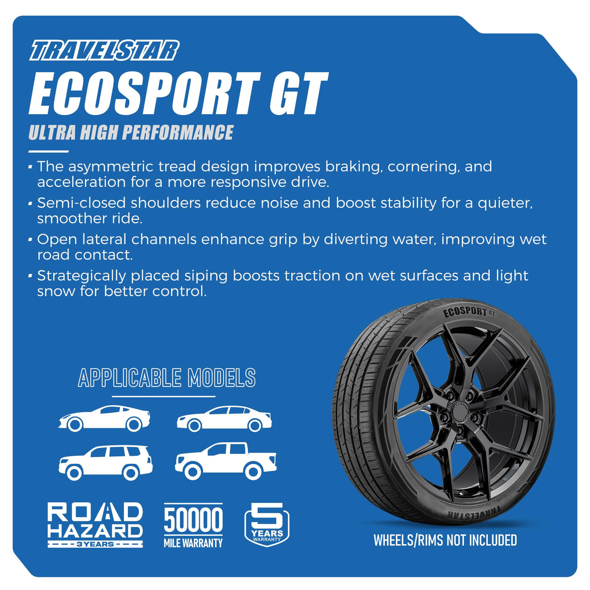 Set of 4 275/55R20 Tires Q8086