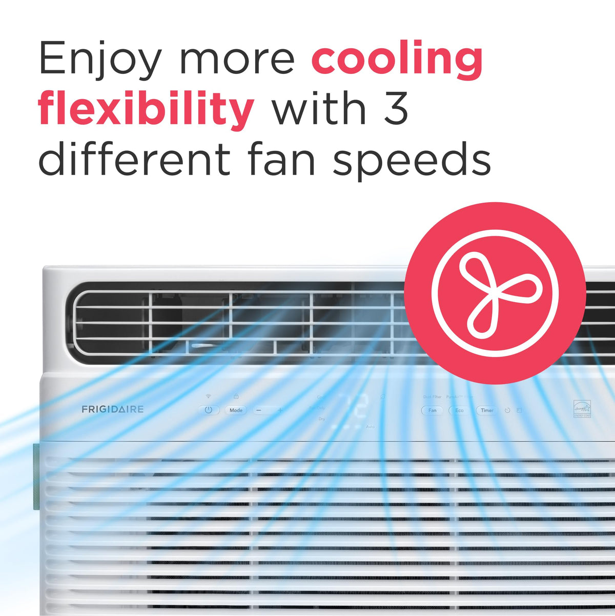 10,000 BTU White Smart Inverter Window Air Conditioner J724