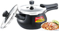 Black Aluminum Pressure Cooker Q56956