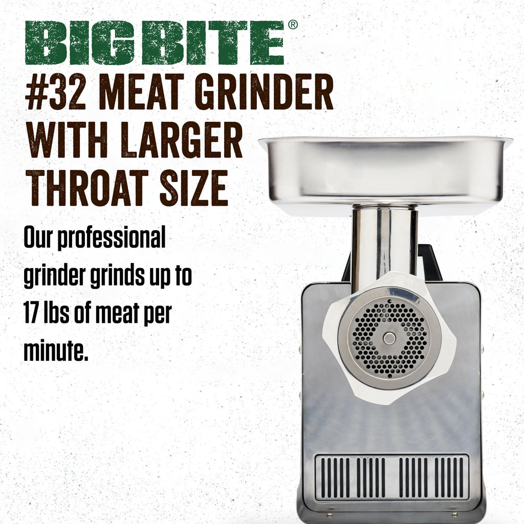 #32 Meat Grinder & 15 LB Sausage Stuffer L640