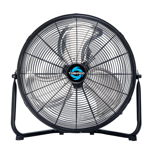 18" and 20" High Velocity Metal Floor Fans, 3-Speed S465