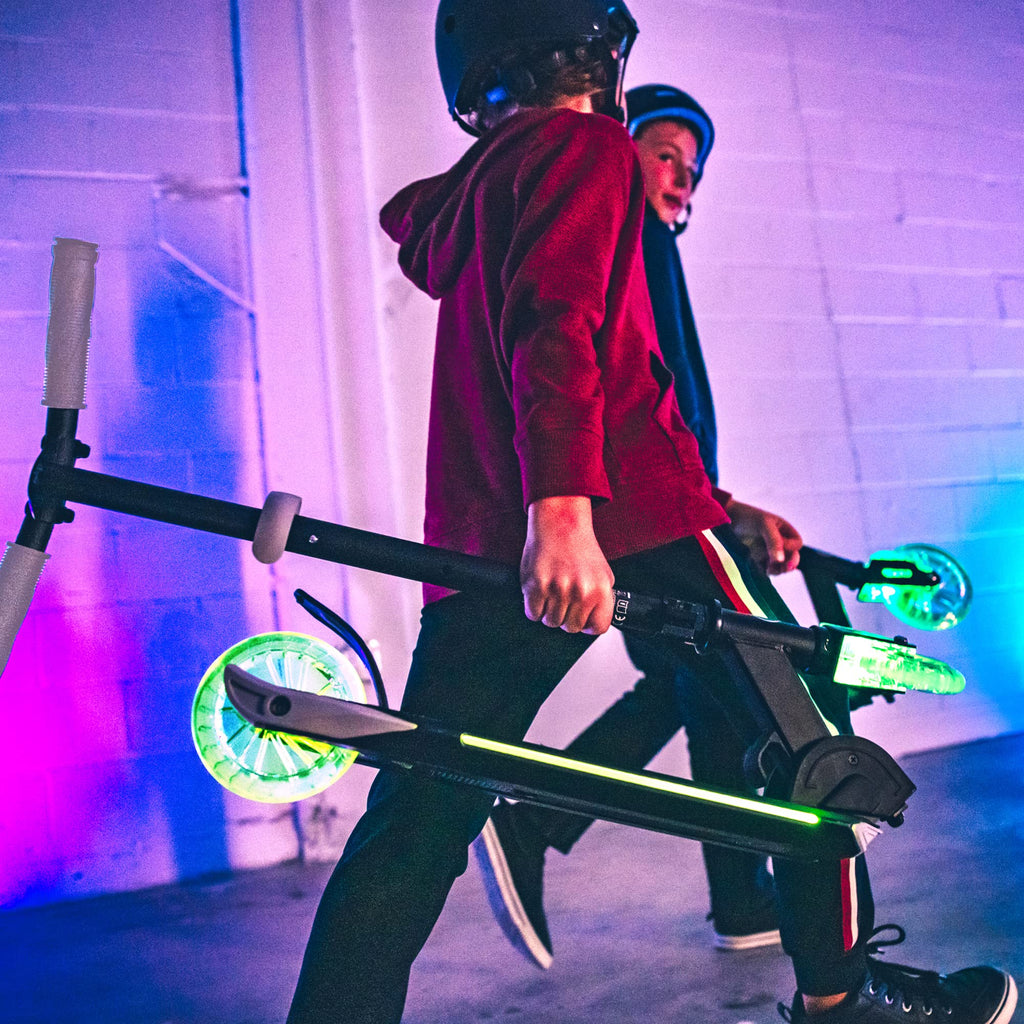 Two-Wheel Kick Scooter for Kids 5-8 with RGB Lights E4287