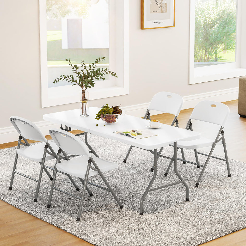 6ft HDPE Plastic Folding Table S588