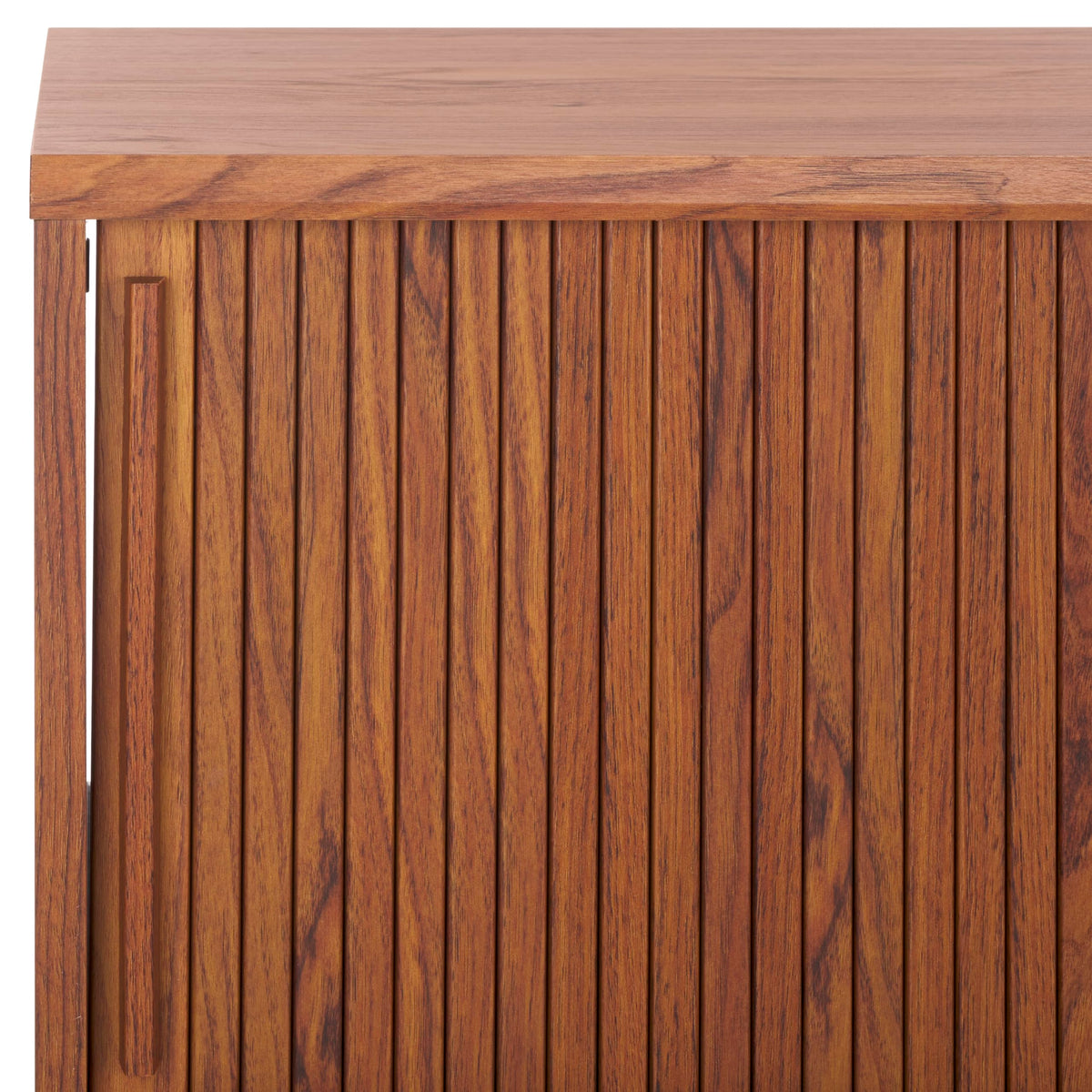 Walnut Brown TV Stand with Sliding Door T339900