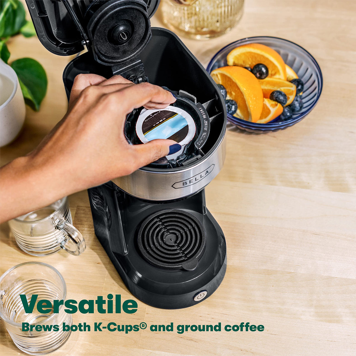 Black Single Serve Coffee Maker I697